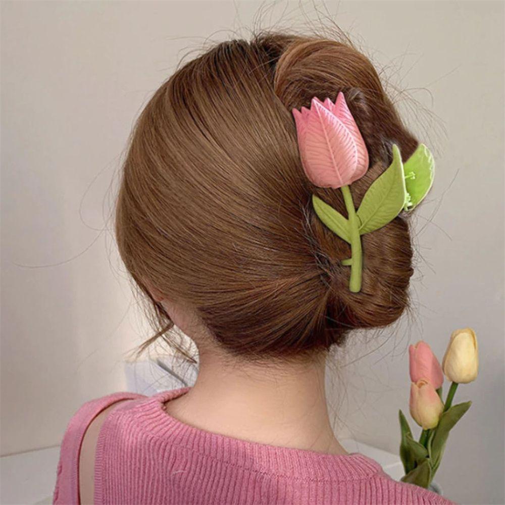 Kẹp Tóc Hoa Tulip Cho Nữ