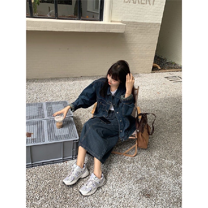 Áo khoác jean,bò nữ oversize Xanh Vintage Ánh Rêu form rộng unisex nam nữ có 6 túi ,có túi trong style Ulzzang