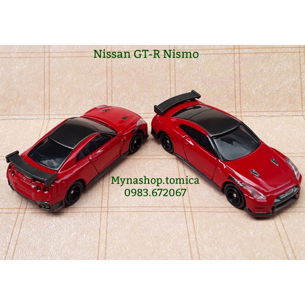 Đồ chơi mô hình tĩnh xe tomica không hộp, Nissan GT-R Nismo (đỏ)