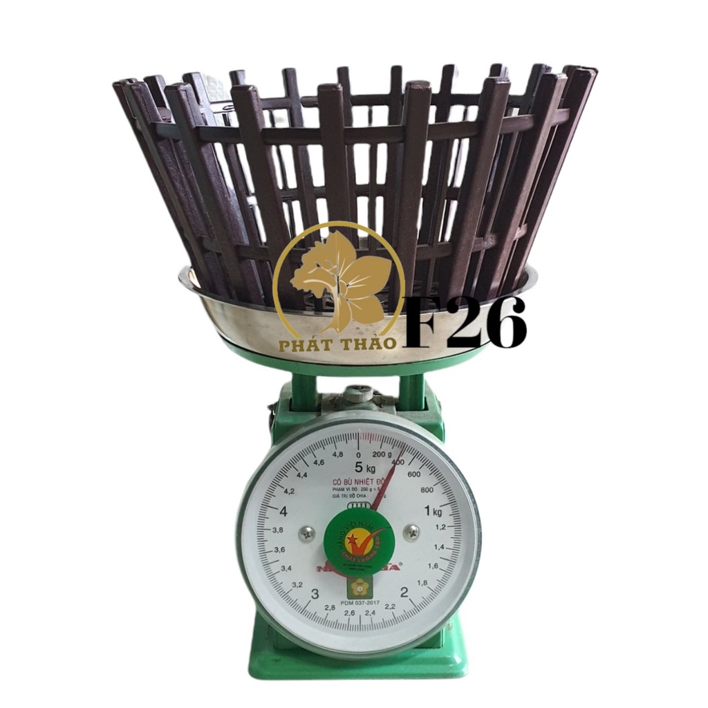 CHẬU NHỰA TRỒNG LAN CÓ NAN PHỤ DÀY màu nâu đủ size