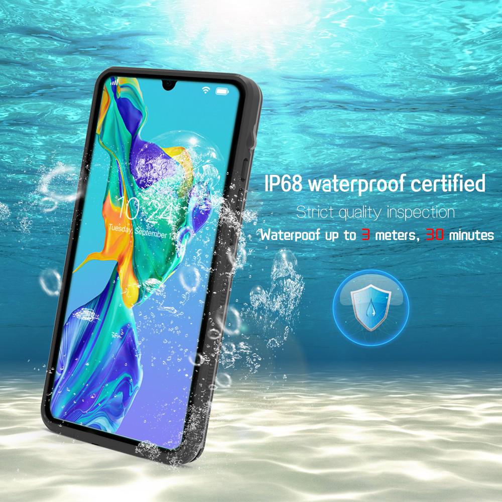 Ốp điện thoại bảo vệ toàn diện mặt trước và sau chống nước tiện lợi dành cho Huawei P30 / P30 Pro