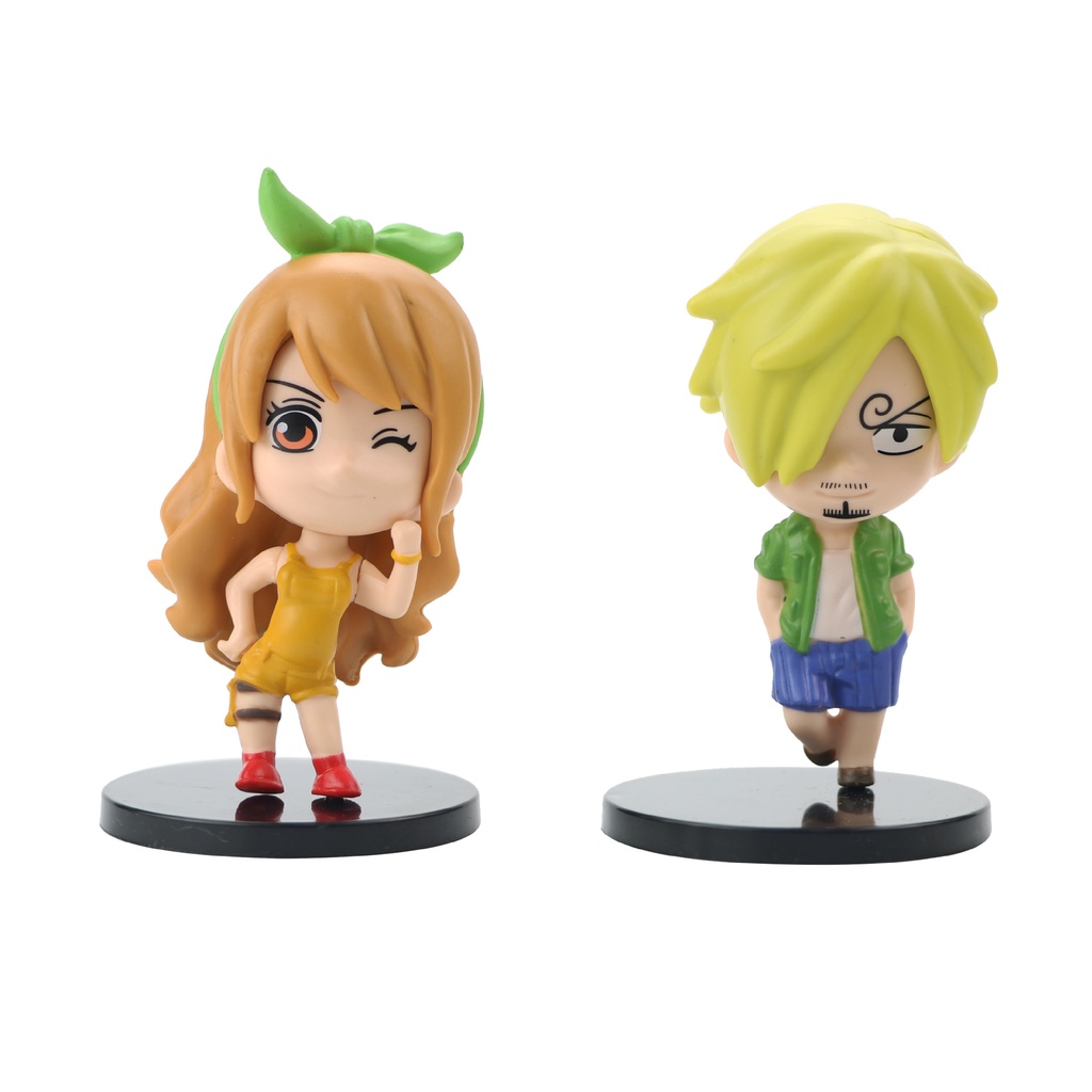 Ảnh thật 🌟 Set 6 Mô Hình One Piece - Cao 10cm 🌟