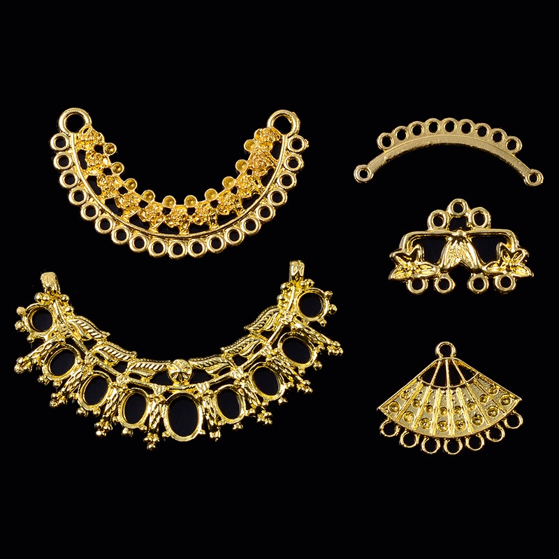 (1 cái)Thanh treo kim loại nhiều mẫu, Nguyên liệu làm trang sức cổ trang, Nguyên liệu diy