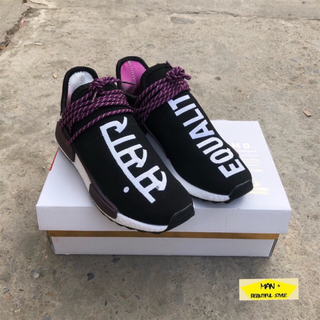 (Full box) Giày thể thao adidas NMD HUMAN RACE đen