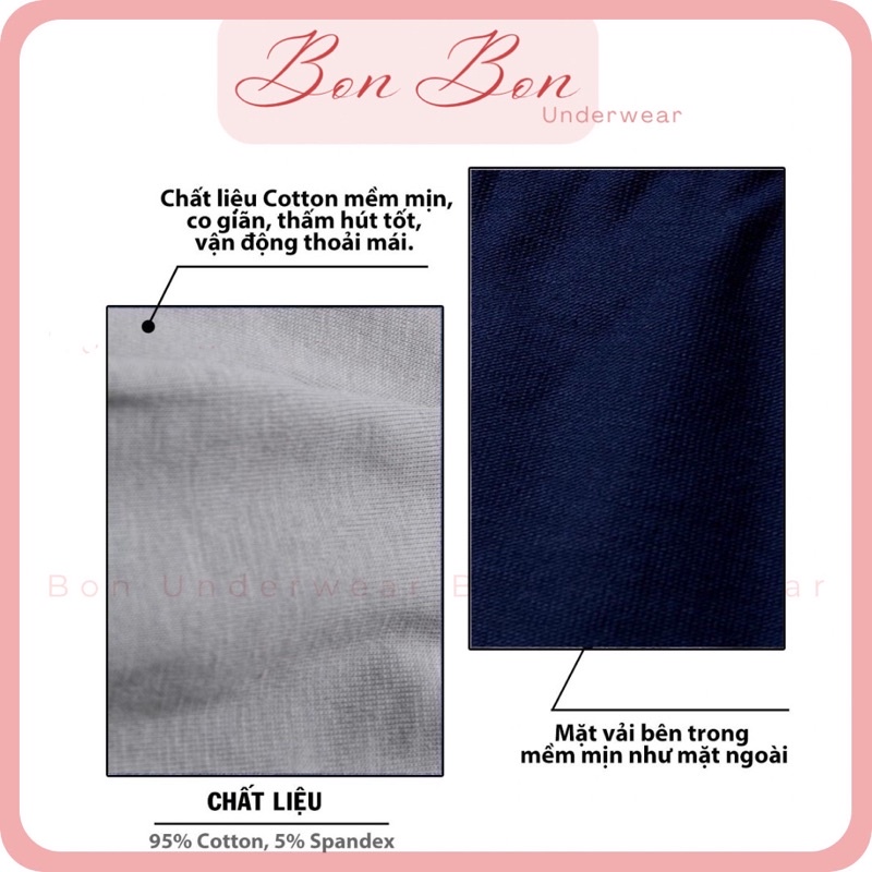 Quần Lót Nam, Quần Sịp Đùi Nam Caring Know Chất Cotton Mềm Mát