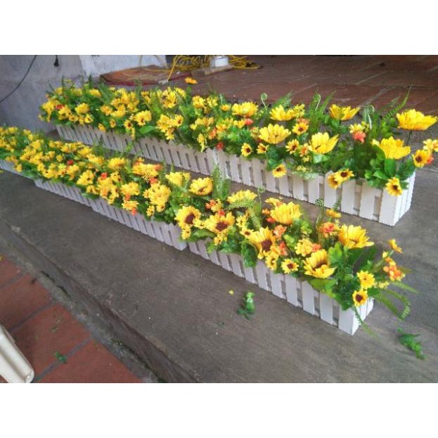 Hoa giả -50cm Hàng rào hoa hướng dương