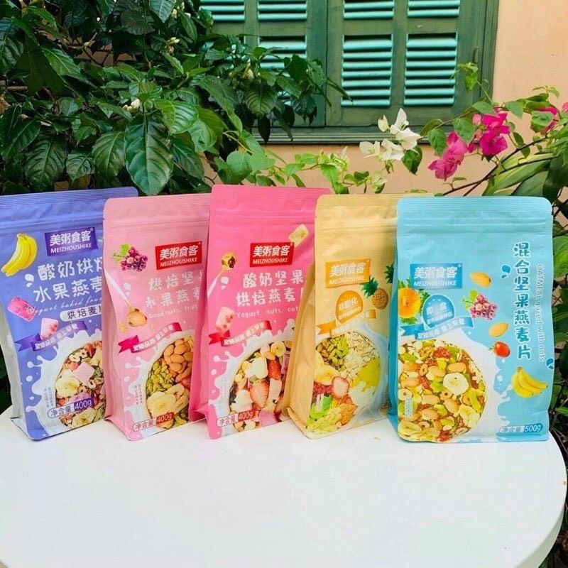 ngũ cốc yến mạch mix vị hoa quả