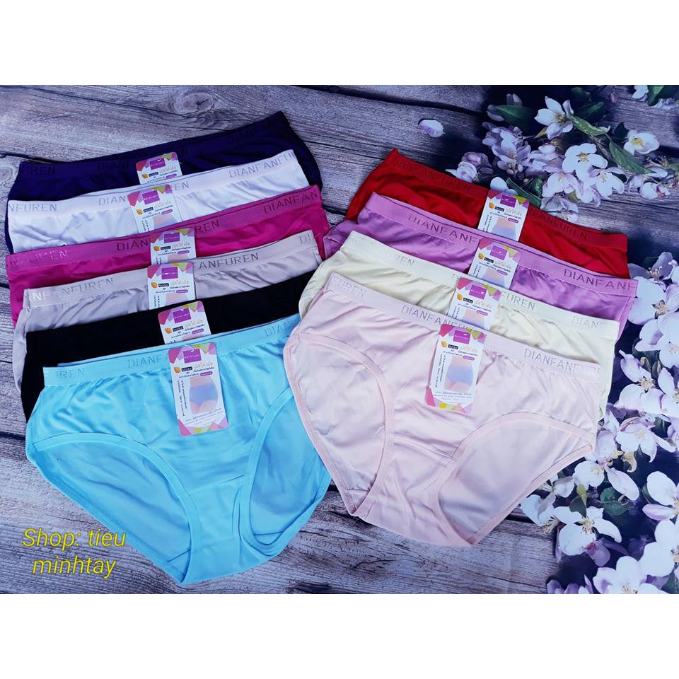 Combo 10 quần lót nữ cotton mềm mịn cho người béo MS32 có 2 size  từ 38 - 70kg
