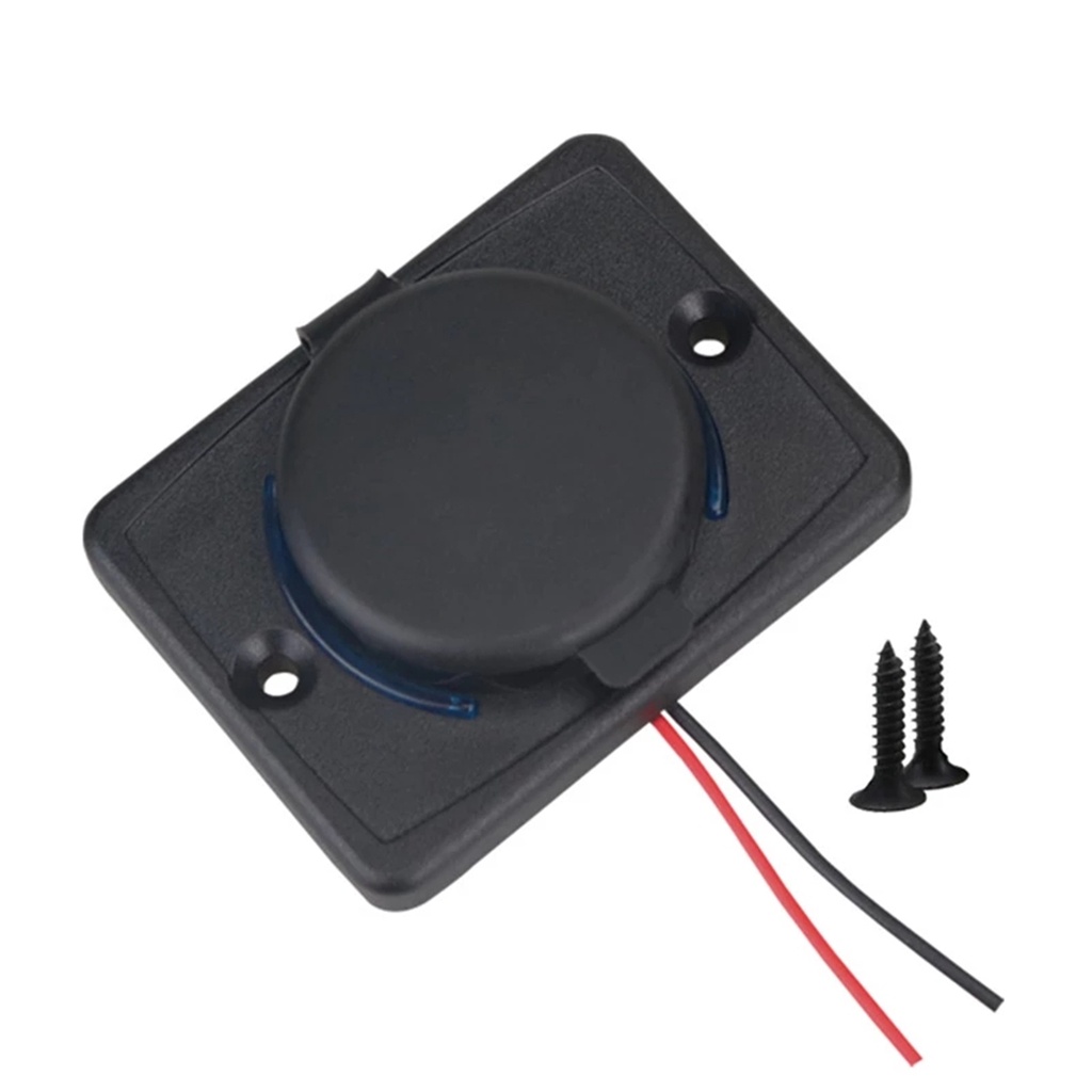 Ổ cắm sạc trên ô tô pd type-c qc 3.0 usb led cho xe tải 12v / 24v xe máy rv sạc nhanh bộ chuyển đổi nguồn chống bụi