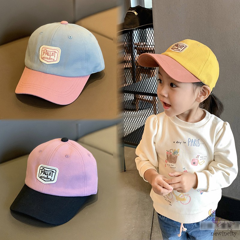 Mũ lưỡi trai in chữ thời trang dễ thương cho bé