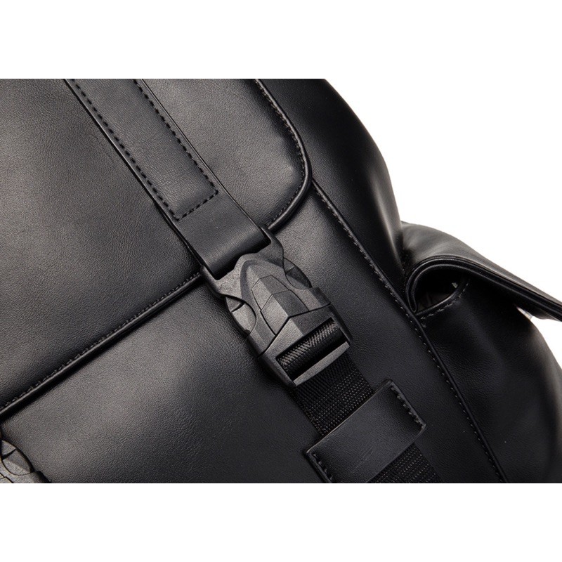 Balo Da - Black PU BackPack