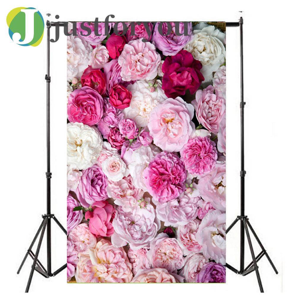 Justforyou2 Photography Background Fabric Flower Wall Floor Photo Studio Backdrop Decor