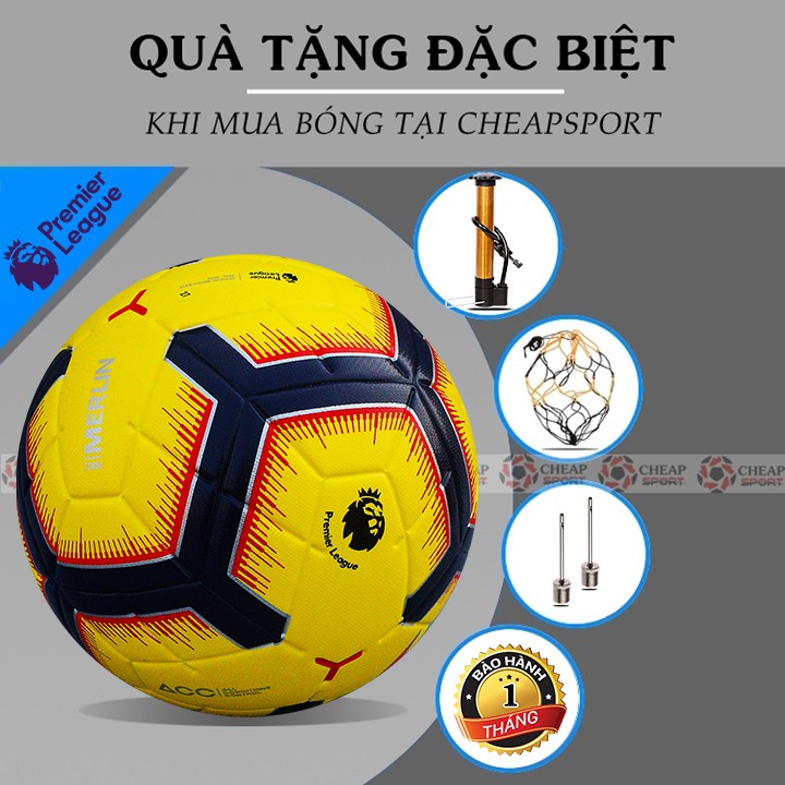 Quả Bóng Đá Laliga, Ngoại Hạng Anh Mùa Giải 2018 Size 5 Da PU Tiêu Chuẩn Thi Đấu (Bóng khâu cao cấp)