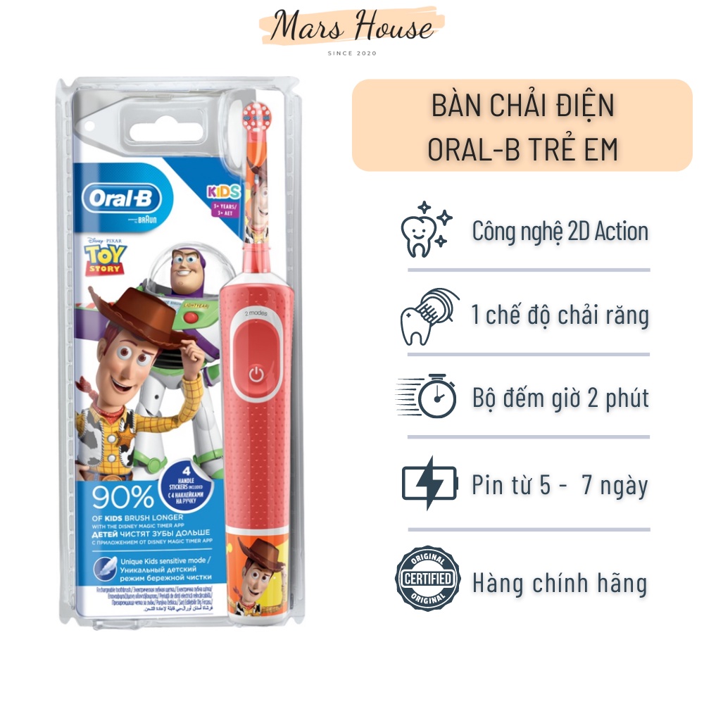 Bàn chải đánh răng điện Oral-B cho bé