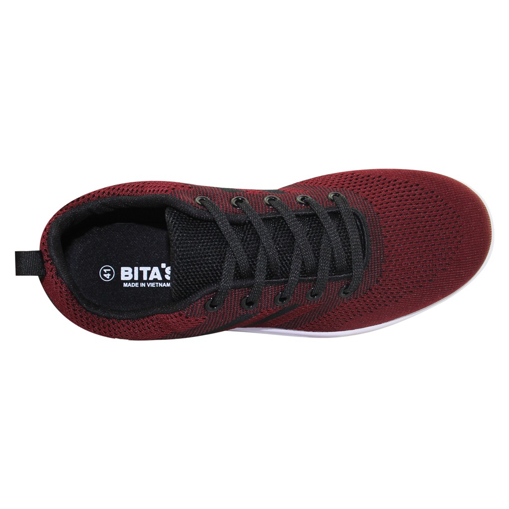 Giày thể thao nam Bita's GVM.63 (Đỏ đô + Đen + Rêu)