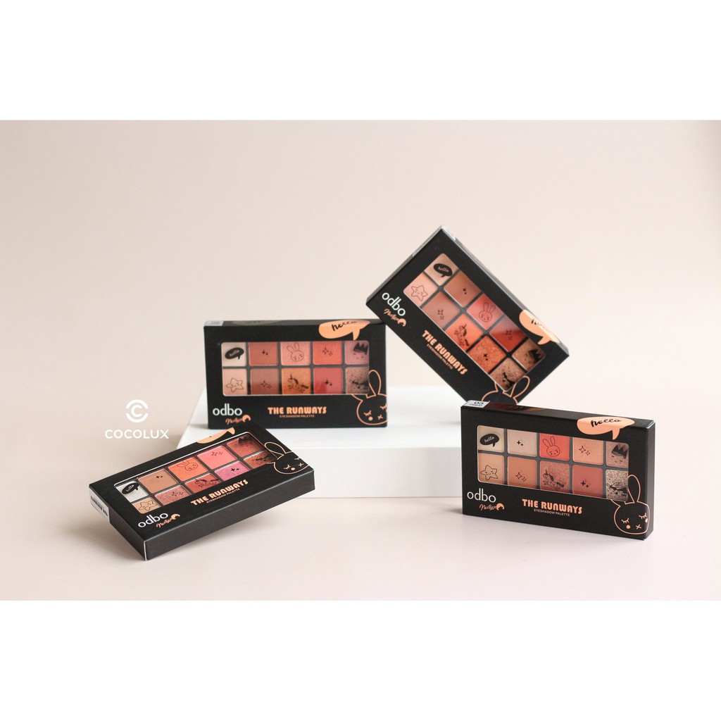 Phấn Mắt 10 ô Odbo The Runways Collection-[Cocolux] | BigBuy360 - bigbuy360.vn