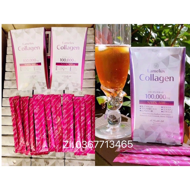 Hộp đựng Collagen Lamelux 100,000mg Aishodo