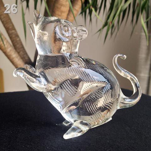 ✣ ♈ Pha lê 12 con giáp Quà cưới sinh nhật Chó Thỏ Bò Lợn Rồng Ngựa Phong Thủy Đồ trang trí nhỏ Bộ hoàn chỉnh Thủ côn