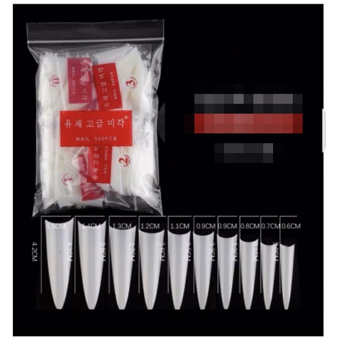 Móng Nối Nhọn Dài móng típ hàn