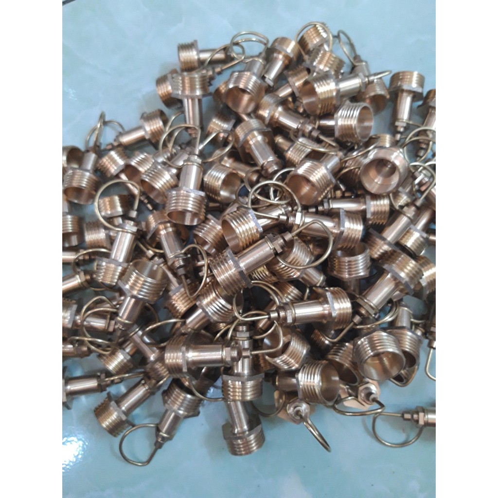 Đầu tưới phun sương micro đồng ren ngoài 21mm