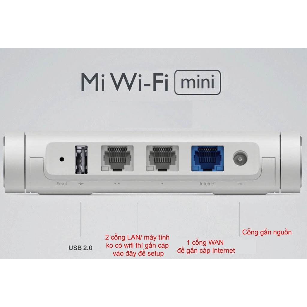 Bộ phát wifi Xiaomi Mi Mini, xiaomi gen 3 AC1200 tiếng Việt Padavan - qua sử dụng