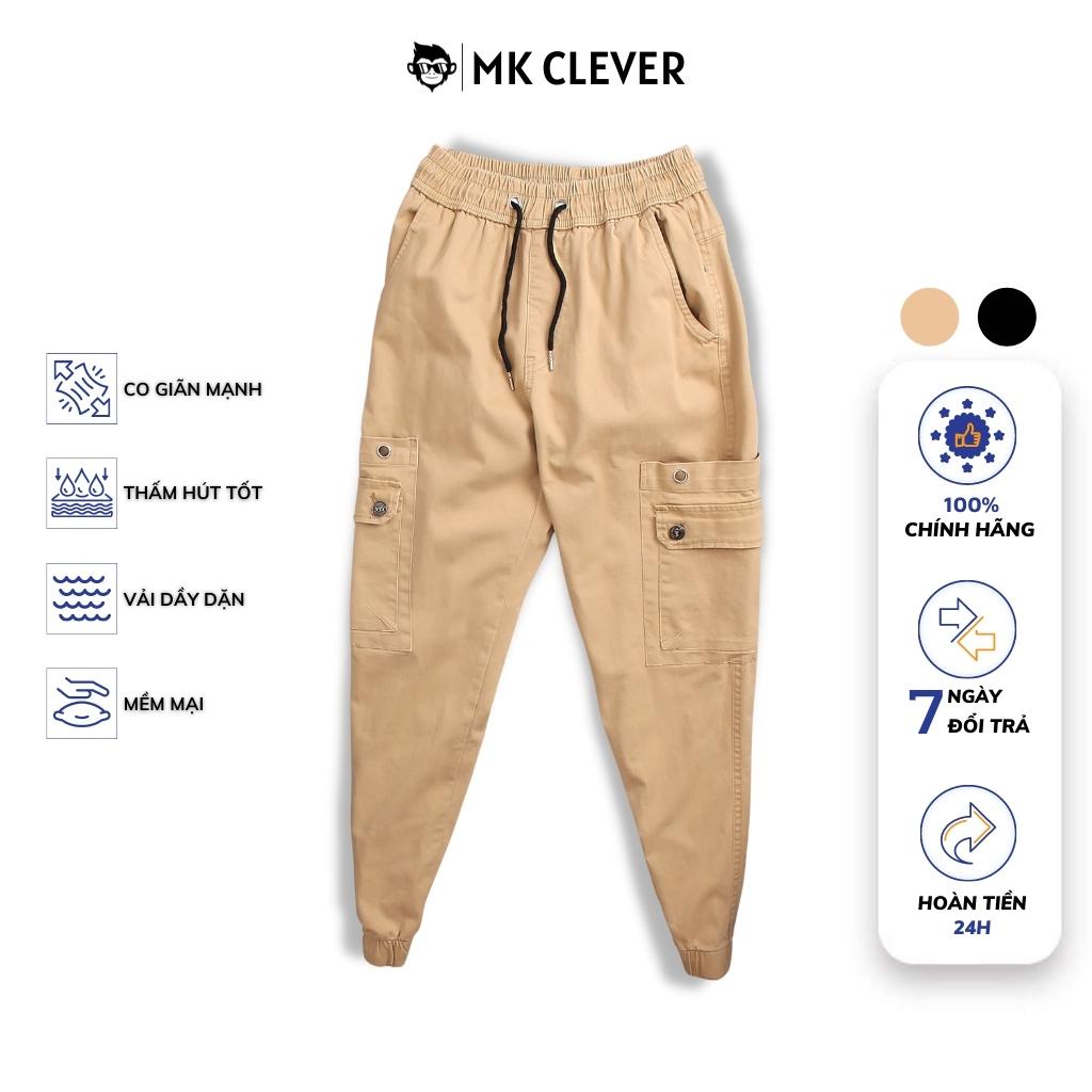 Quần Dài Nam Jogger Kaki Túi Hộp MK CLEVER Vải Co Giãn Dày Dặn Mềm Mại Form Tôn Dáng Thể Thao Năng Động