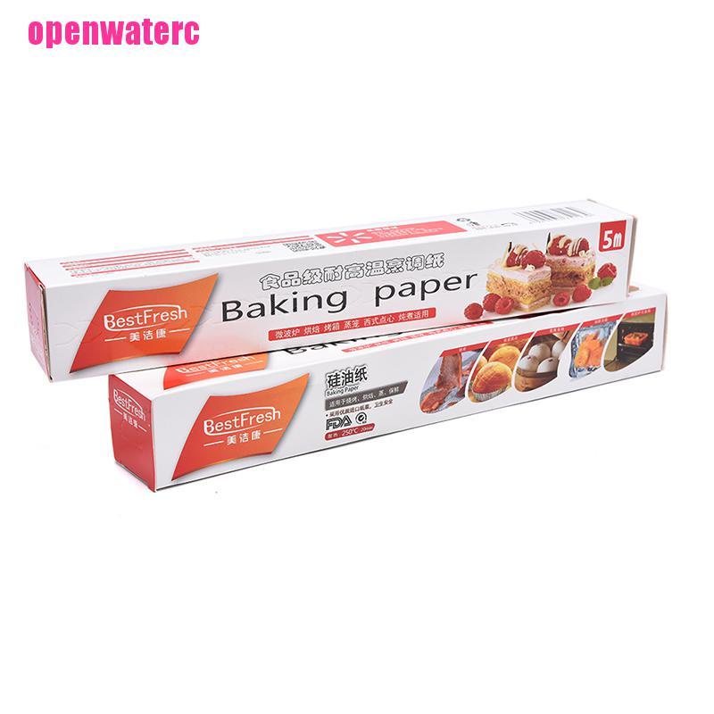 Cuộn Giấy Nướng Bbq Hai Mặt Bằng Silicone Dài 5M