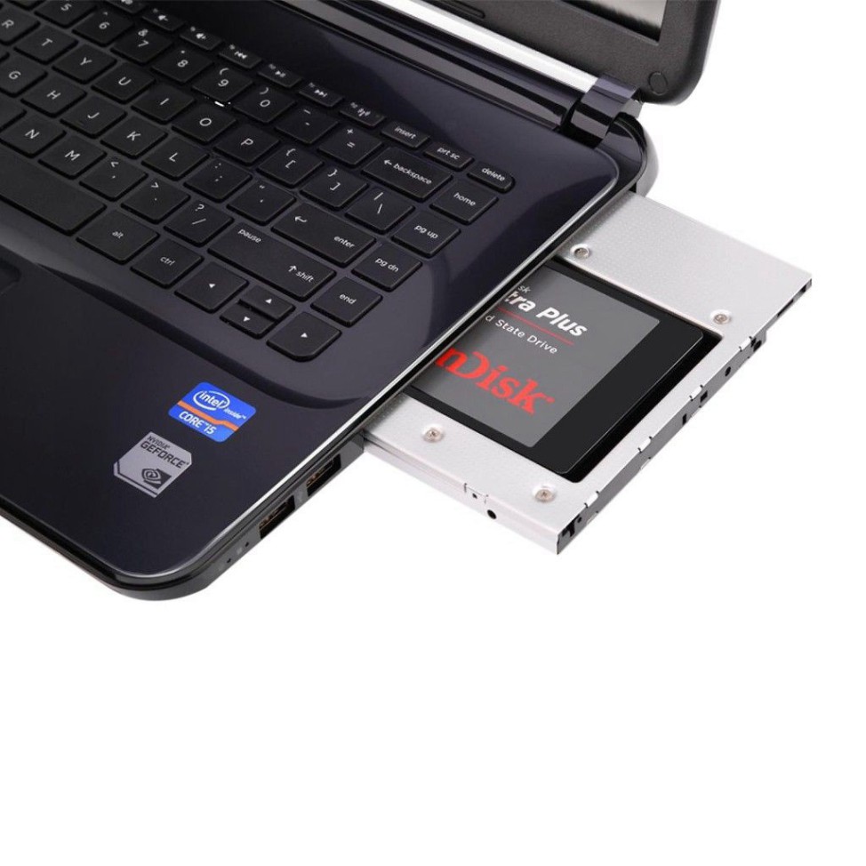 CADDY BAY MỎNG 9.5MM ORICO L95SS,Khay ổ cứng Laptop orico_Bảo hành chính hãng 12 tháng