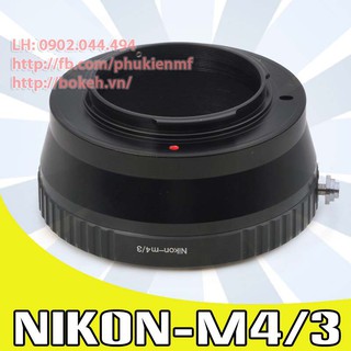 AI-M4/3 Mount adapter chuyển lens ngàm Nikon F AI AIS sang body ngàm M4/3 Micro Four Thirds ( NIKON-M4/3 AI-M43 AI M43 )