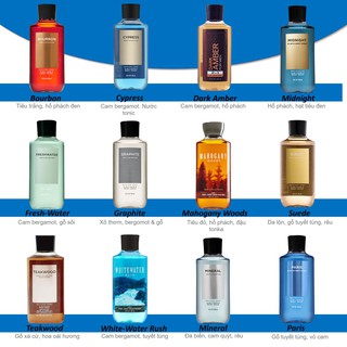 Sữa tắm gội 2 trong 1 Bath And Body Works – Men’s Collection 295ml