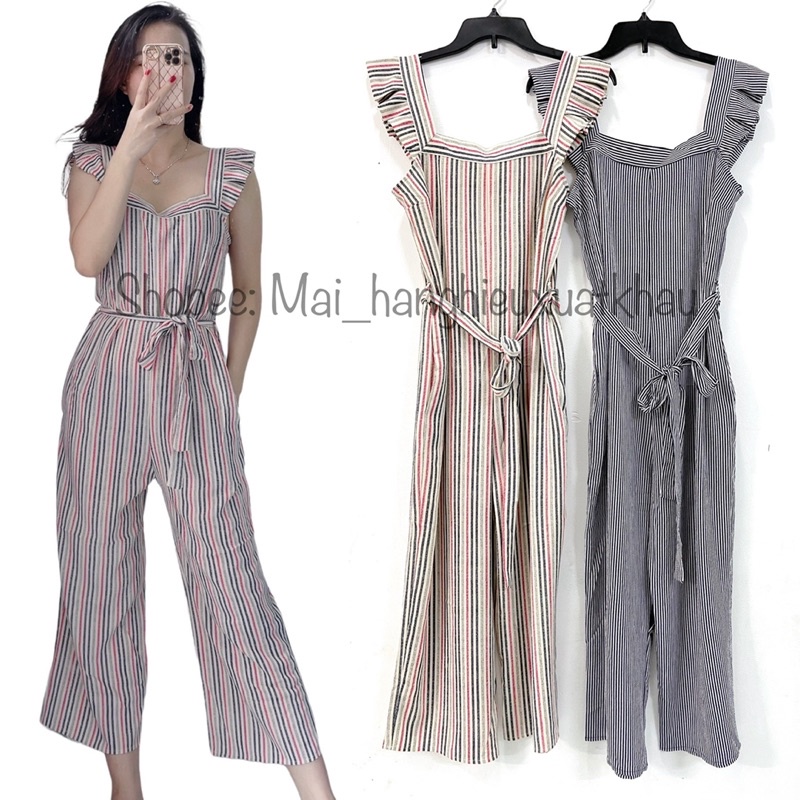 Jumpsuit Monteau tay cánh tiên