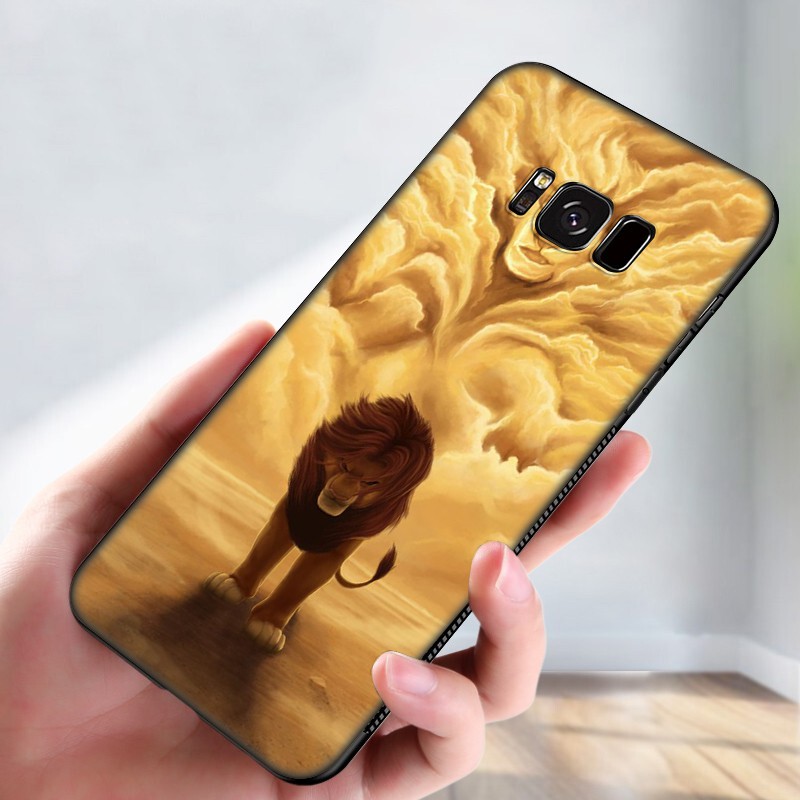 Samsung Galaxy S10 S9 S8 Plus S6 S7 Edge S10+ S9+ S8+ Casing Soft Case 120LU The Lion King mobile phone case