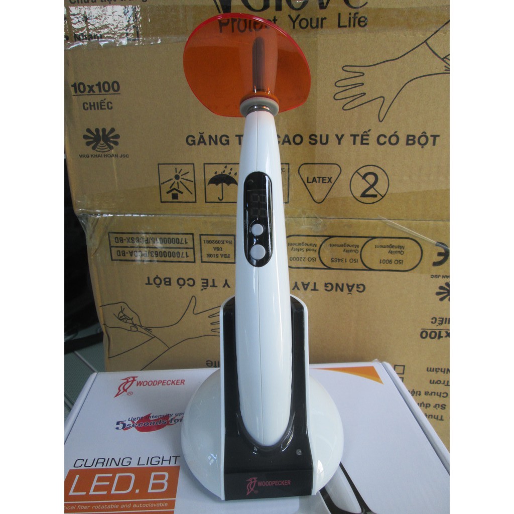 Đèn quang trùng hợp, đèn trám Woodpecker LED.B chính hãng.
