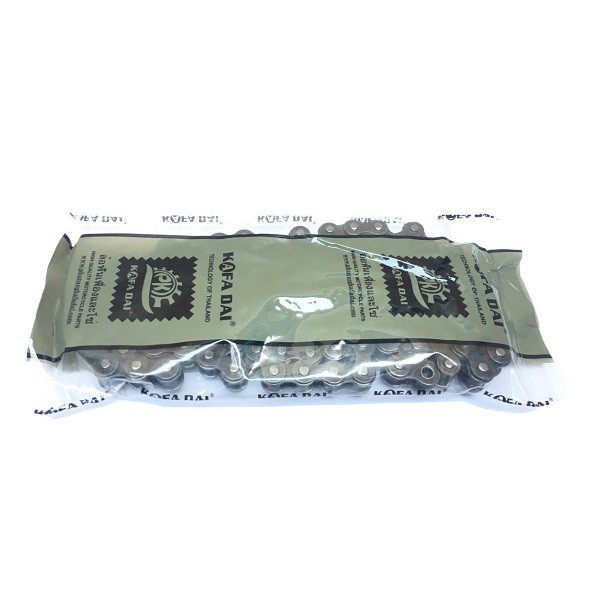 Nhông xích 14T/36T 428SFR-100L độp dập mạ sơn đen KAFADAI THAILAND cho xe máy Dream/Wave