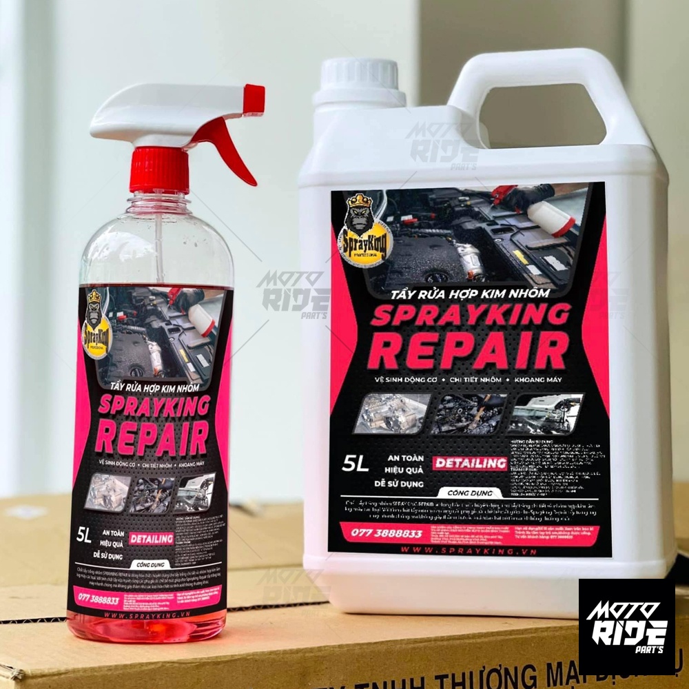 SPRAYKING REPAIR DUNG DỊCH TẨY RỬA LÓC MÁY , DÀN CHÂN , HỢP KIM NHÔM