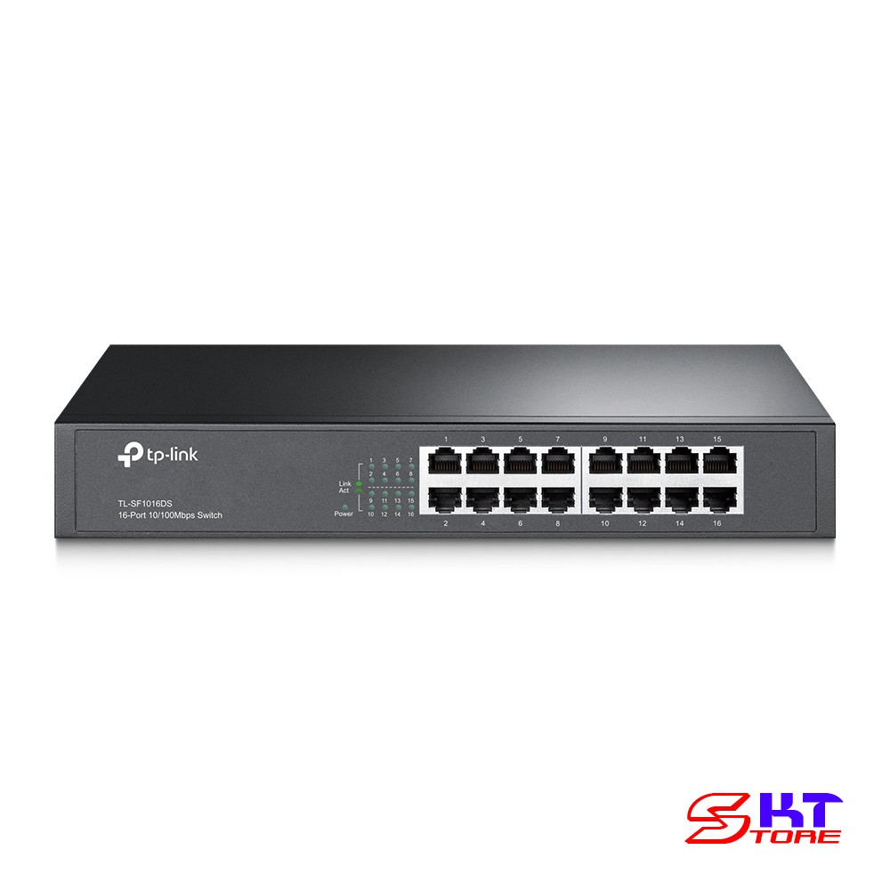 Bộ Chia Mạng Switch 16 Cổng RJ45 Tp-Link TL-SF1016DS Tốc Độ 10/100Mbps - Hàng Chính Hãng