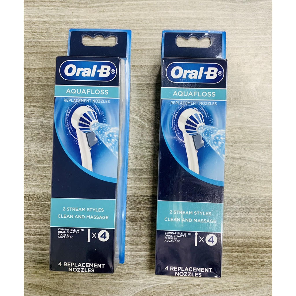 Set 4 đầu thay thế cho tăm nước Oral B Oxyjet ( Hàng Đức)
