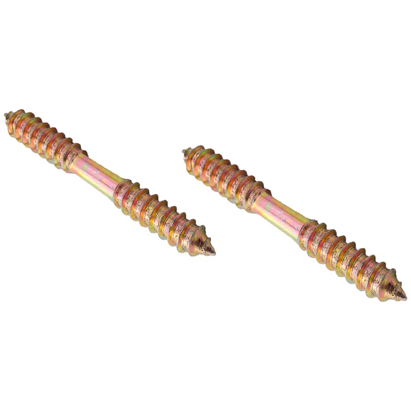 Bộ 5 Ốc Vít Hai Đầu M8 x 70mm Cố Định Đồ Gỗ Nội Thất