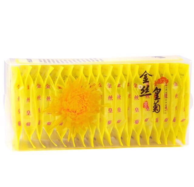 Trà hoa cúc hoàng kim hộp 20 bông to