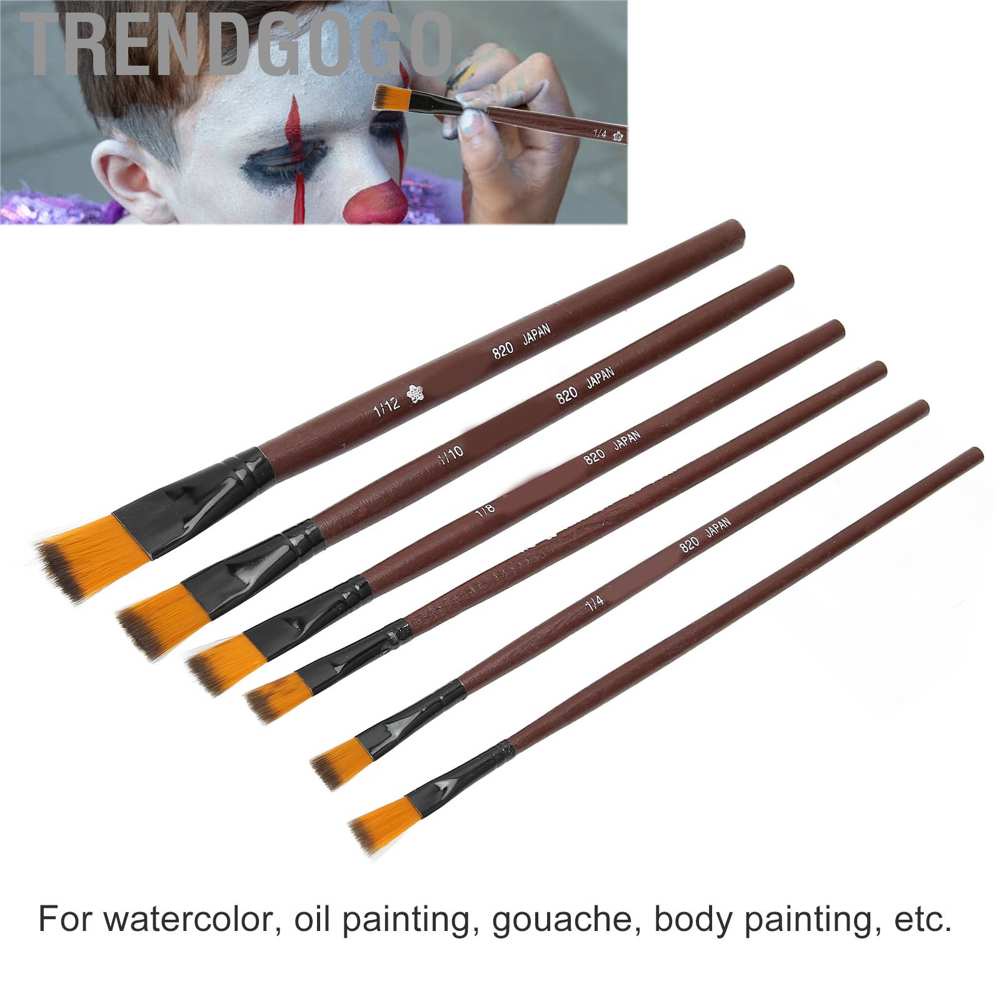 Set 6 cọ vẽ màu nước cơ thể cho tiệc Halloween
 | BigBuy360 - bigbuy360.vn