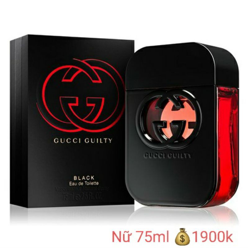 Nước hoa Nữ Gucci Guilty Black 75ml