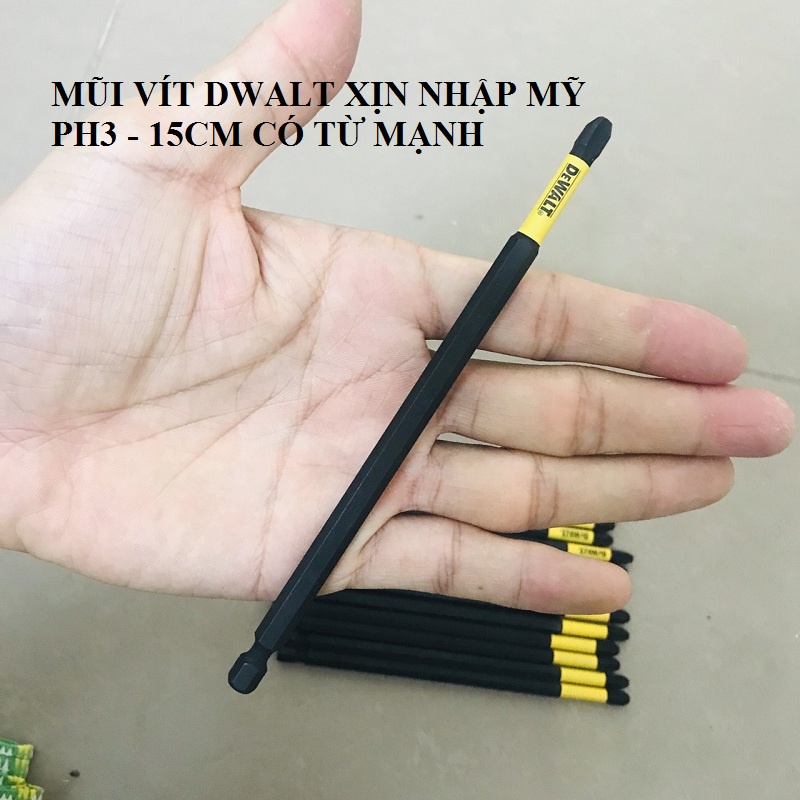 Mũi Vít DEWALT Nhập Mỹ Loại Xịn PH3 dài 15cm