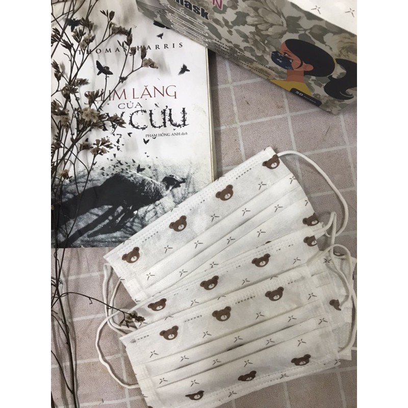 KHẨU TRANG CON GẤU 4 LỚP THỜI TRANG [ HOT TREND ] | BigBuy360 - bigbuy360.vn