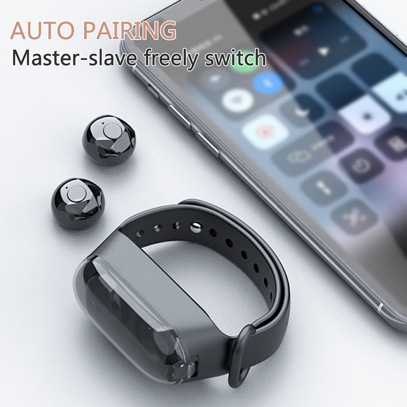 Bộ Tai Nghe Thể Thao Không Dây Tws Kèm Hộp Sạc | BigBuy360 - bigbuy360.vn