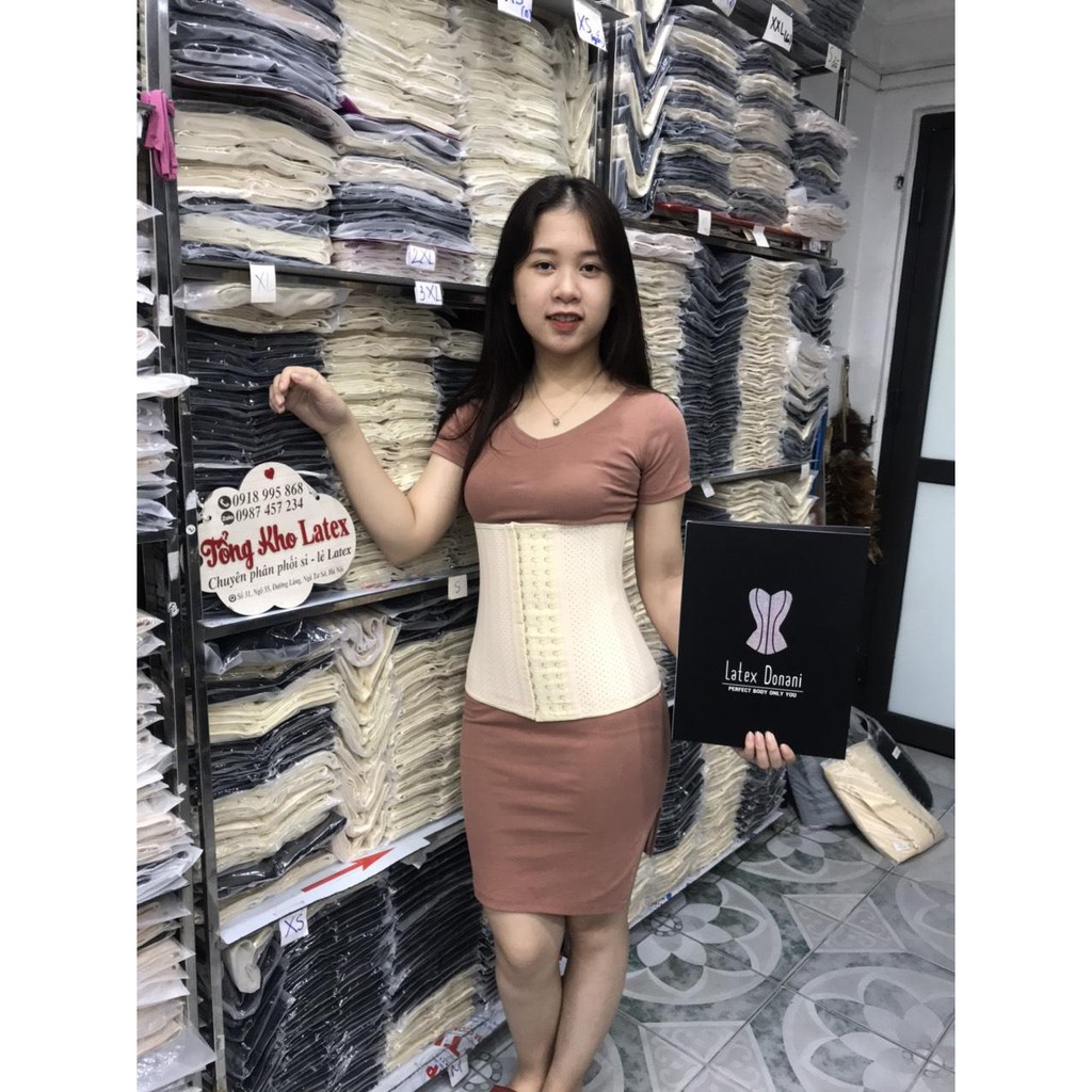 Gen Latex Thông Hơi 25 Xương Định Hình Giảm Eo,Chống Cuộn Chống Gập Gen Cao Su Non Dáng Lỗ Thoáng Hàng Chính Hãng Hy Lạp