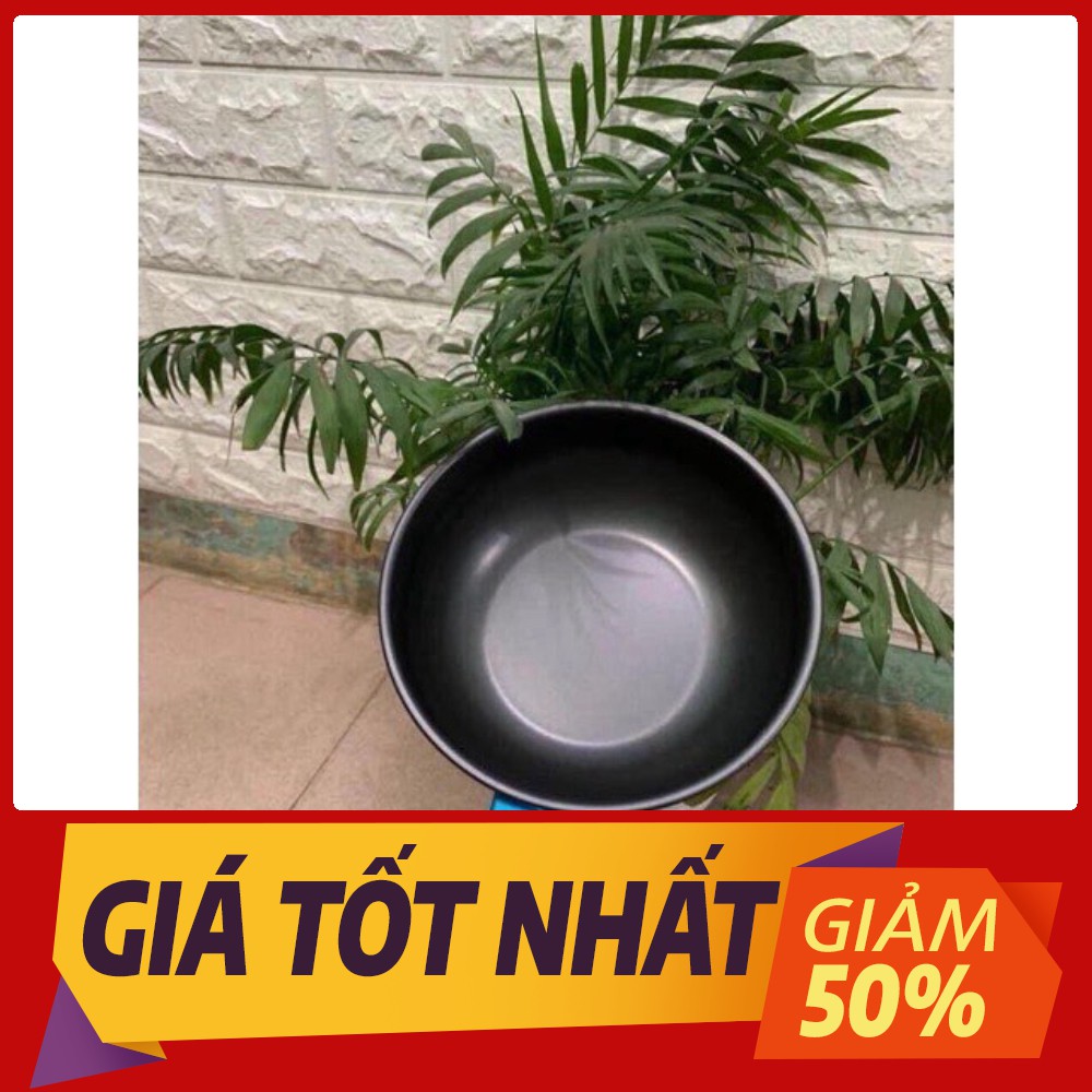 [Sale toàn shop] Chảo đen sâu lòng size 18