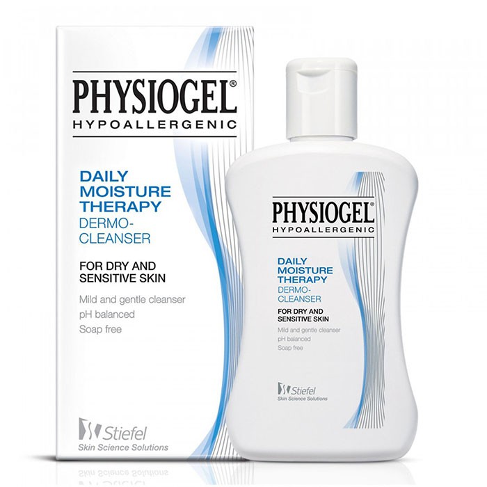 SỮA RỬA MẶT  PHYSIOGEL DAILY MOISTURE THERAPY DERMO_CLEANSER DÀNH CHO DA KHÔ VÀ DA NHẠY CẢM 150ML