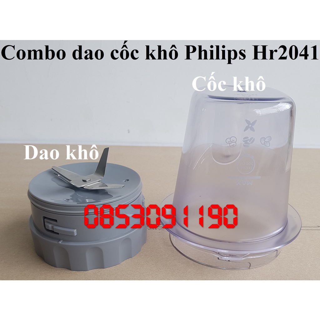 Phụ kiện Máy xay sinh tố Philips HR2041 tách bộ - Hàng chính hãng