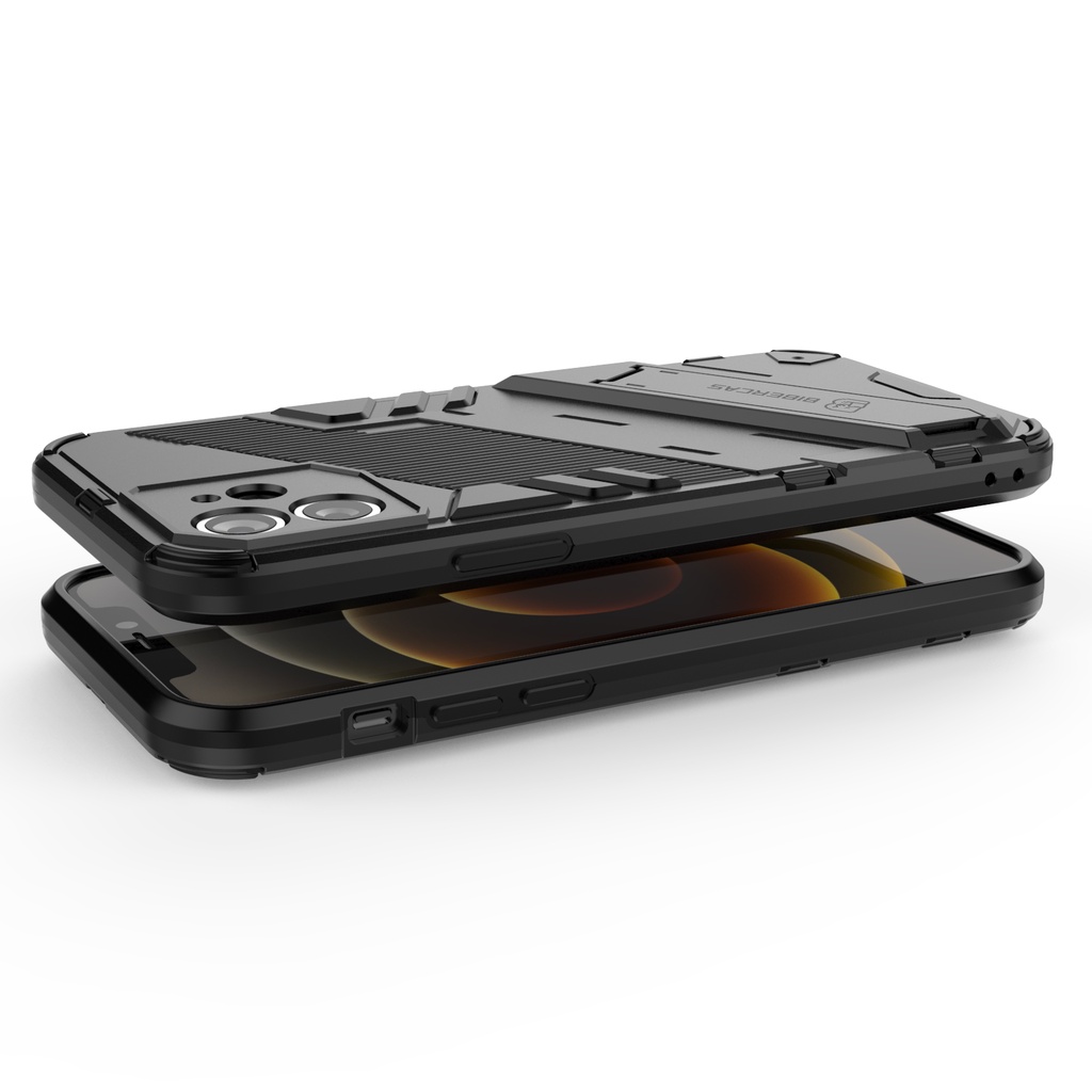 Ốp lưng Iphone 12 Iron Man Ver 2 chống sốc giá đỡ mặt lưng kiểu dáng mới siêu bền