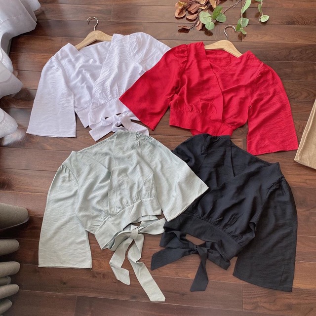 ÁO ĐẮP CHÉO NƠ